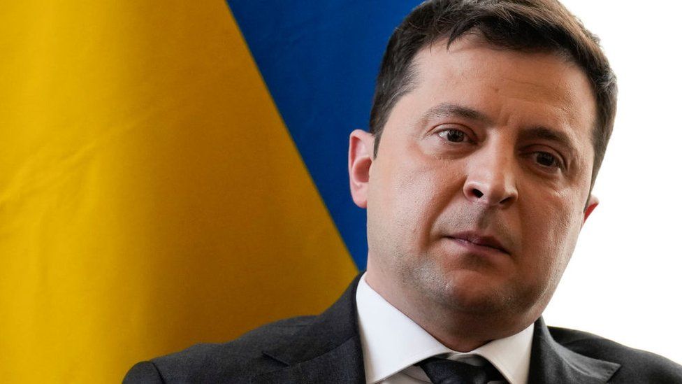 Ukrainian President Volodymyr Zelensky