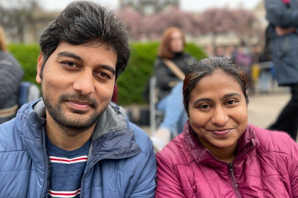 Naveen Raj (32) & Shruthi Tembad (32) latter is living and working in Edinburgh having recently moved from India.
