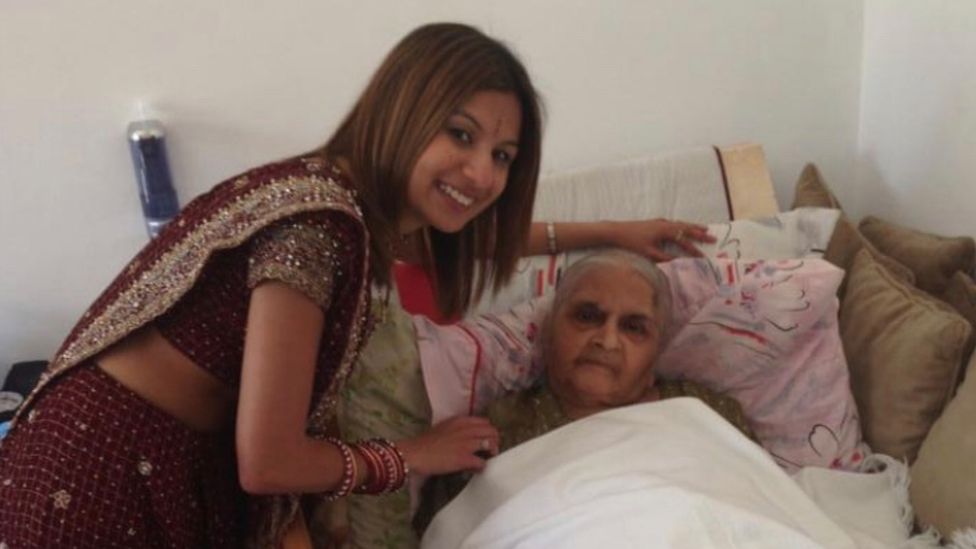 Binny Shah-Patel and her late grandmother