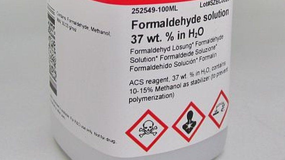 Formaldehyde container