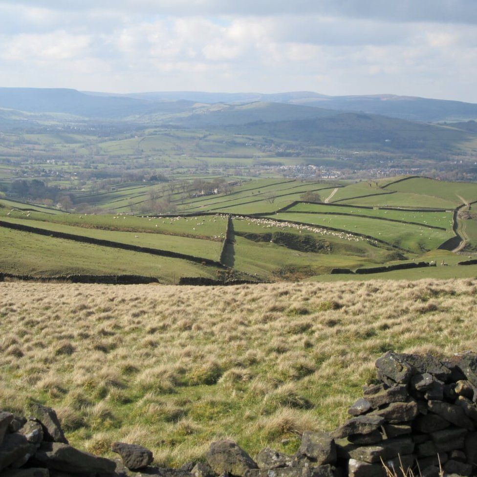 The Peak District in Derbyshire