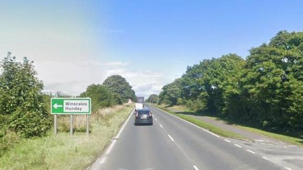 Cyclist dies after off bike' on Winscales road BBC News