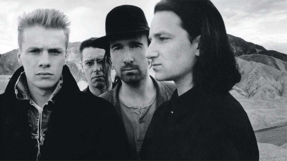 The cover for U2's Joshua Tree album