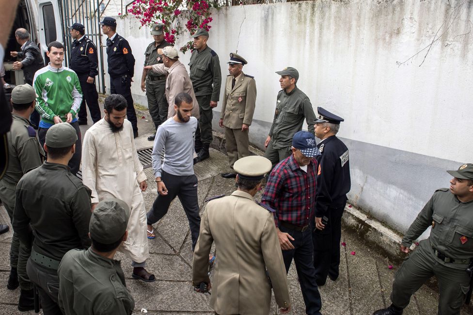 Suspects arriving, 2 May 19