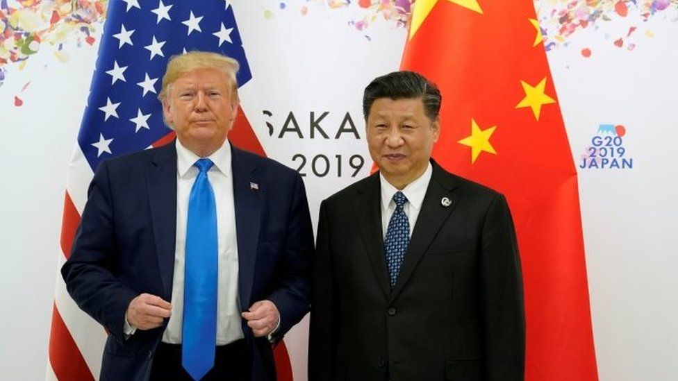 US President Donald Trump and China"s President Xi Jinping