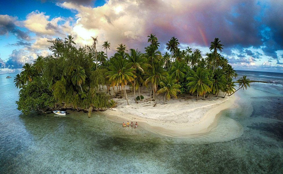 Lost island, Tahaa, French Polynesia