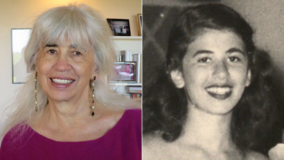 Eleanor Bergstein as she is now and in her youth