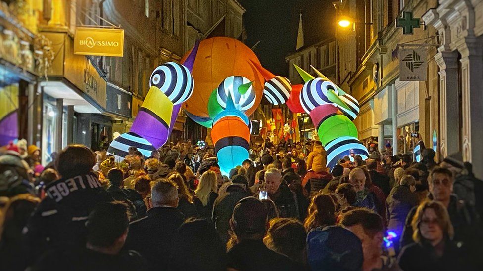 Love Light Festival procession in Norwich