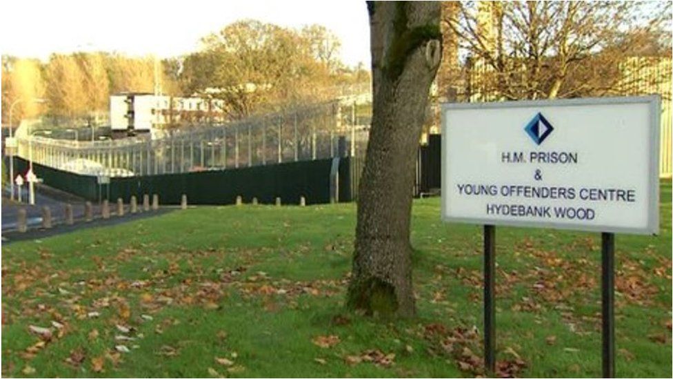 As well as female prisoners, young male offenders are also held on the same site in Hydebank Wood's secure college.