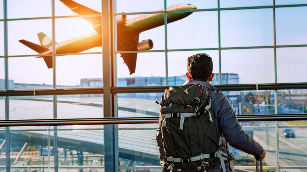 Man at airport