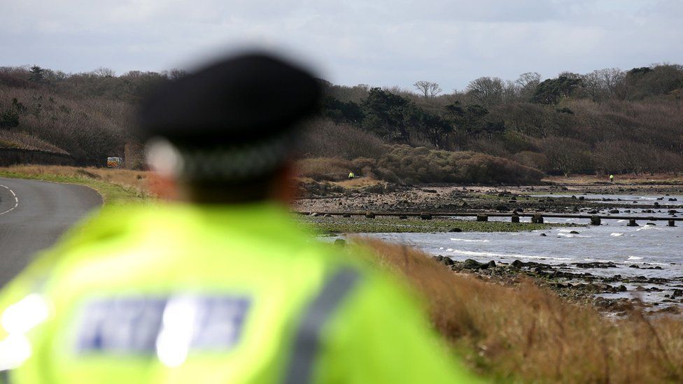 Police near Gosford House