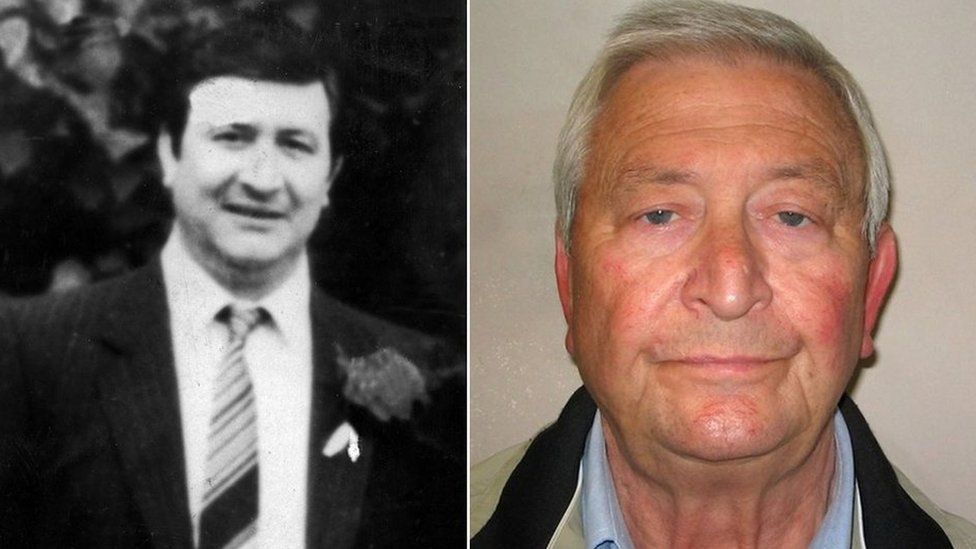 Terry Perkins pictured in the 1980s and in 2014