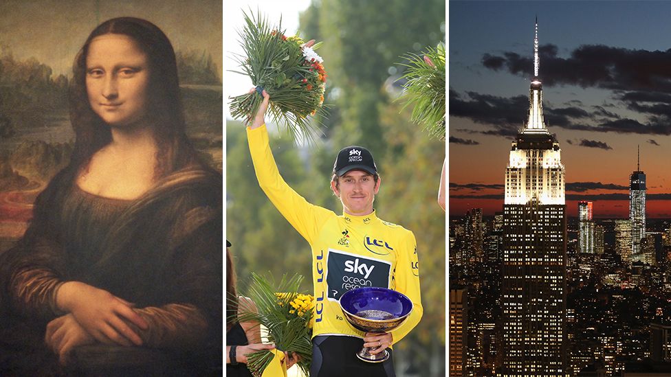 The Mona Lisa, Geraint Thomas and The Empire State Building