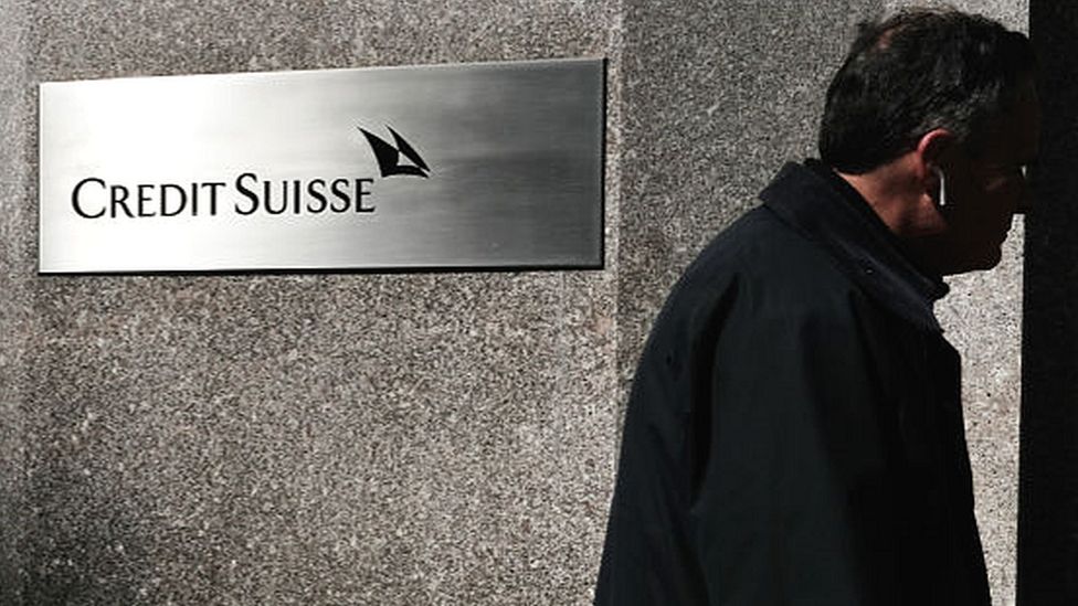 Credit Suisse sign