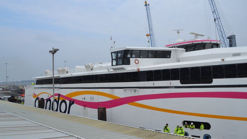 Channel Islands Condor Liberation Ferry Cancelled - BBC News