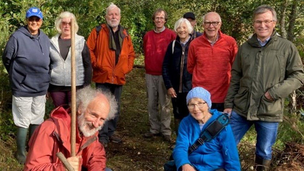 Members of Poole Harbour Trailway group