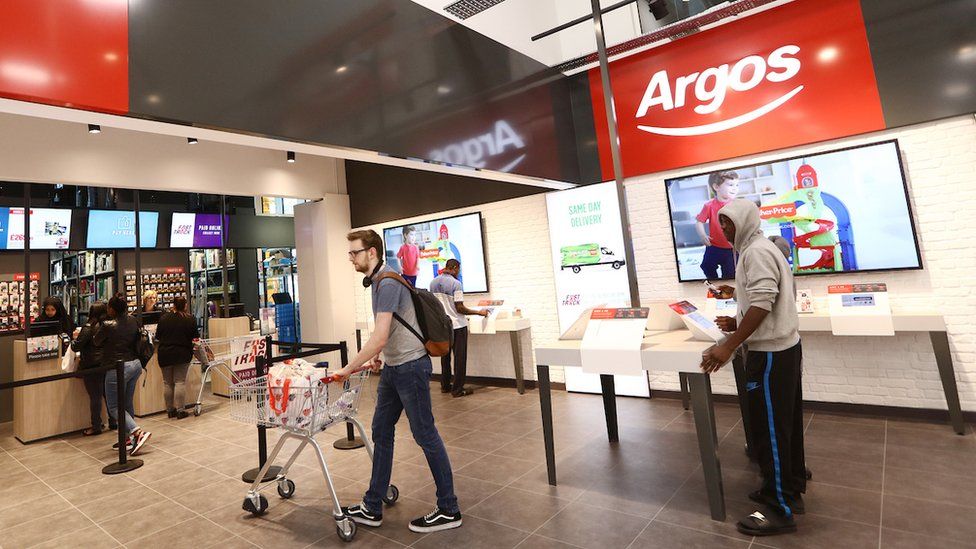 Argos store inside a Sainsbury's supermarket