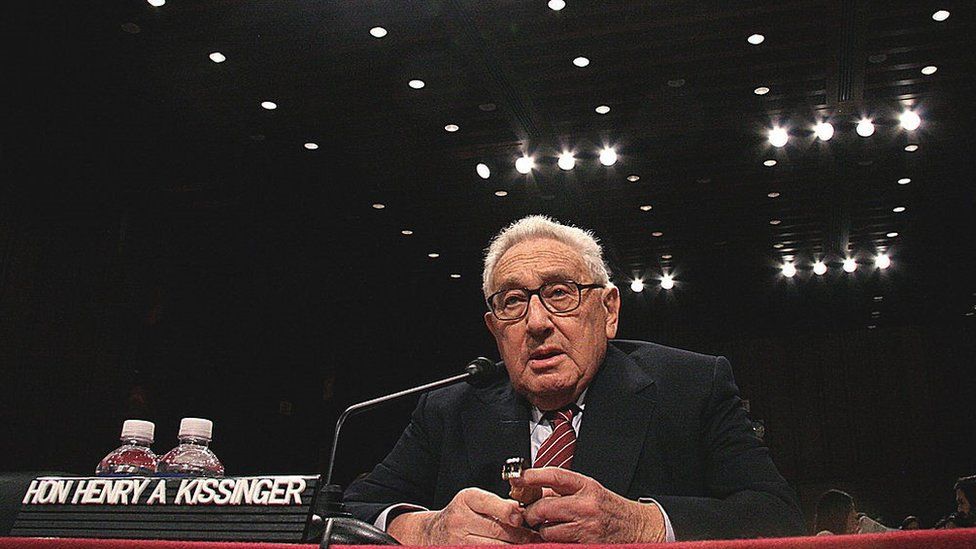 Henry Kissinger in the early 1990s