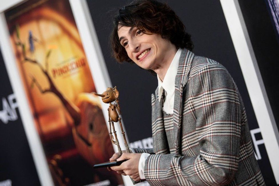 Stranger Things actor Finn Wolfhard at Pinocchio premiere