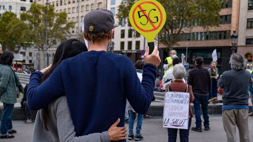 anti 5G protest