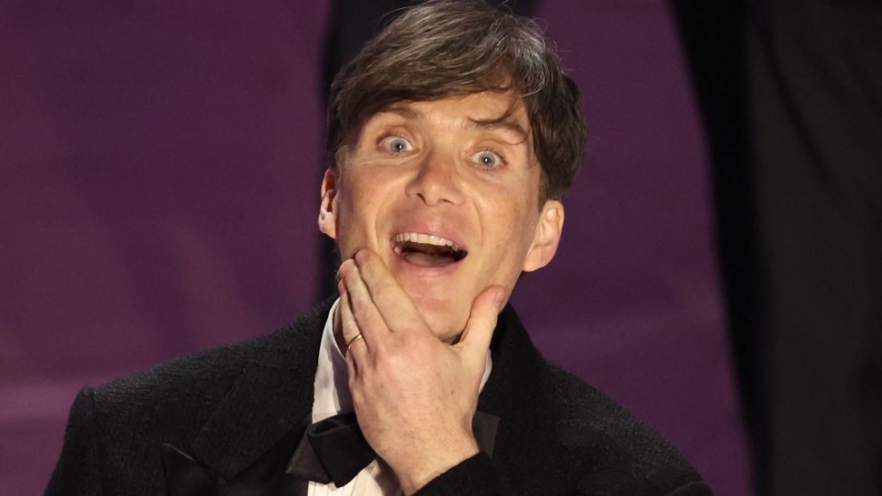 Cillian Murphy wins the Oscar for Best Actor for "Oppenheimer" during the Oscars show at the 96th Academy Awards in Hollywood, Los Angeles, California, U.S., March 10, 2024