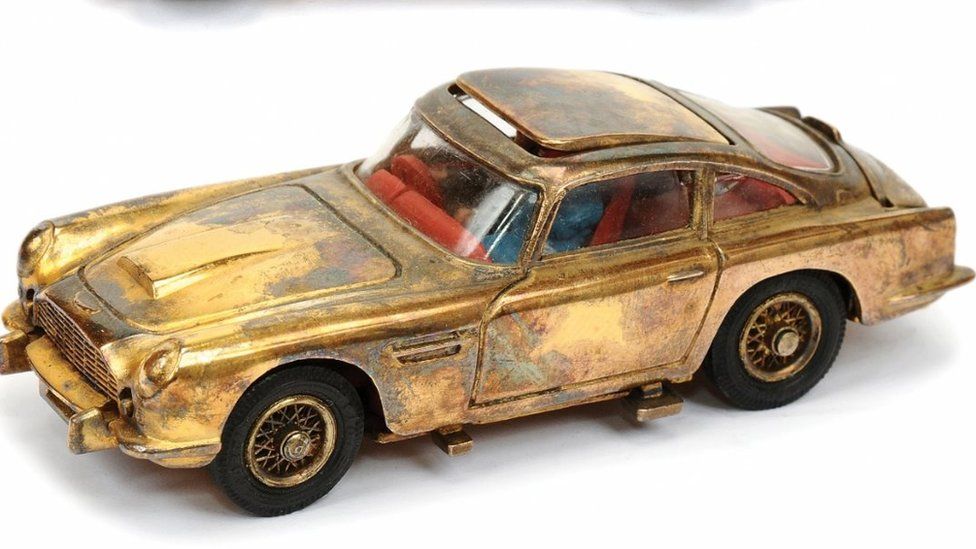 Gold-plated Aston Martin