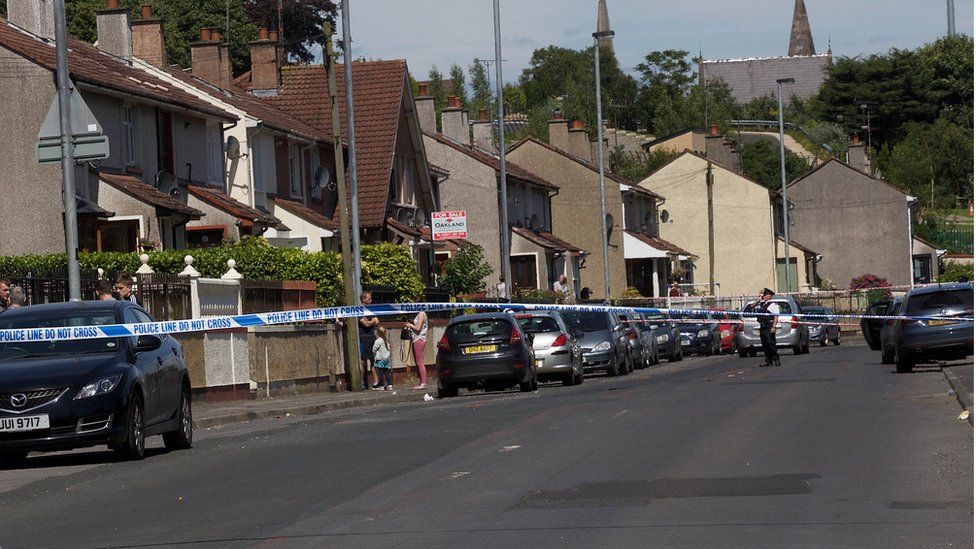 The child was struck by a car on the Lone Moor Road