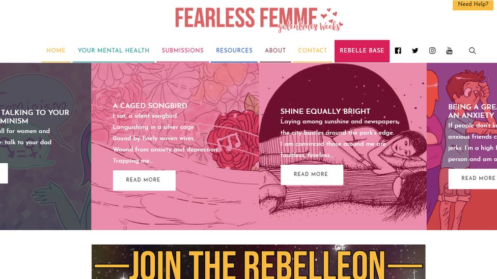 Fearless Femme website