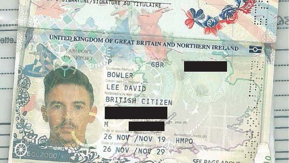 A FOG passport issued to Jordan Owens of Glasgow's Gillespie Gang