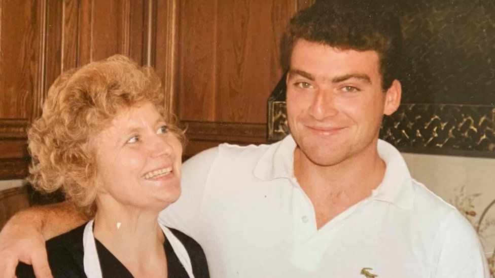 Stuart and his mum Diana