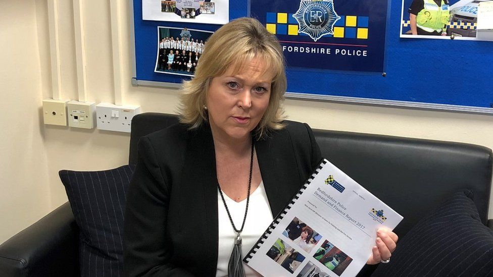 Bedfordshire's Police and Crime Commissioner Kathryn Holloway