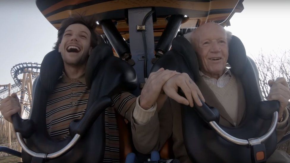 Louis and Richard on rollercoaster