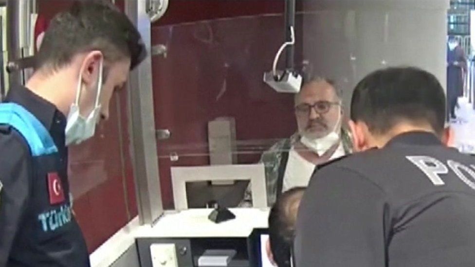 Samir Handal was stopped at Istanbul airport