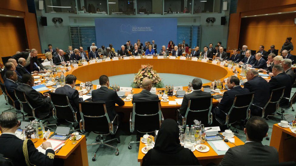 مؤتمر برلين هل انعقد مؤتمر ألمانيا بهدف اقتسام الكعكة الليبية