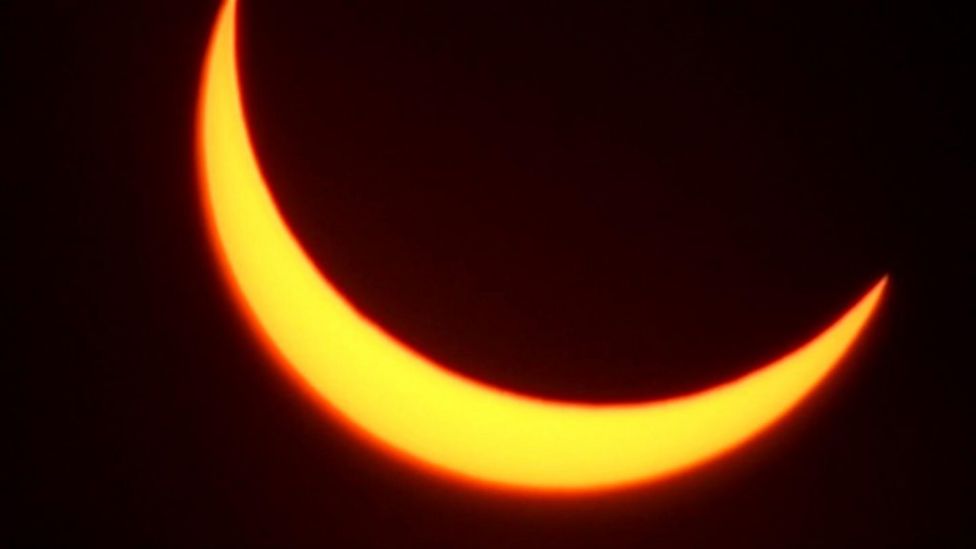 Annular solar eclipse: Crowds in Asia gather to see 'ring of fire ...