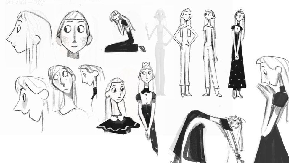 Character sketches by Nadya Mira