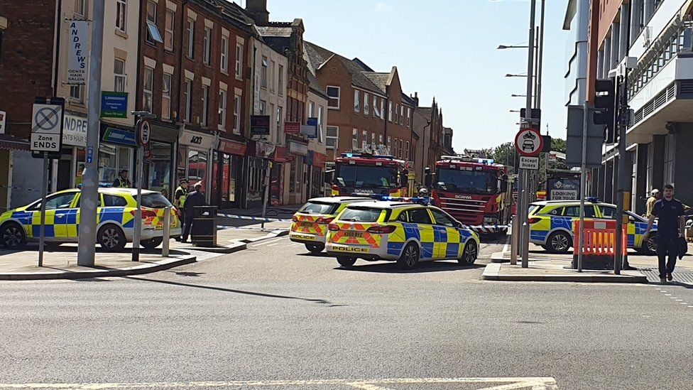 Gas Explosion Reported In Northampton Town Centre - BBC News