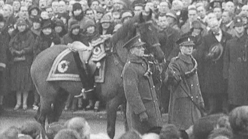 Earl Haig's funeral procession