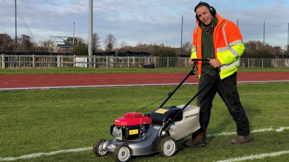 Cutting grass 2024 in december