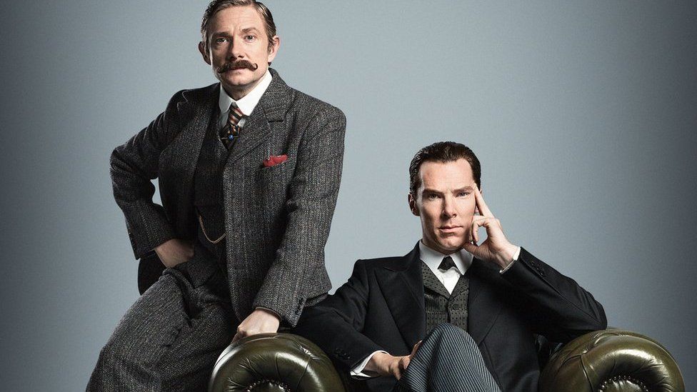 Sherlock and Watson from the BBC series