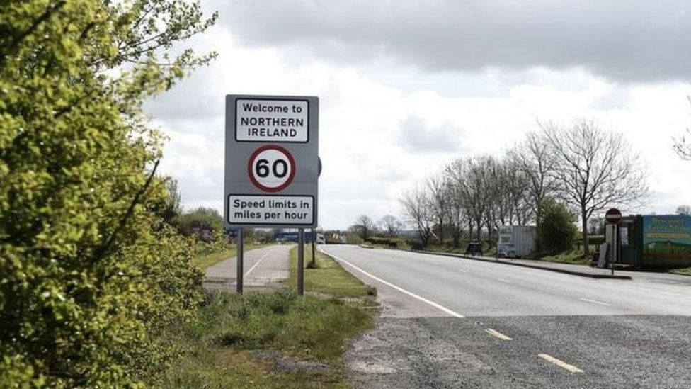 Welcome to Northern Ireland sign