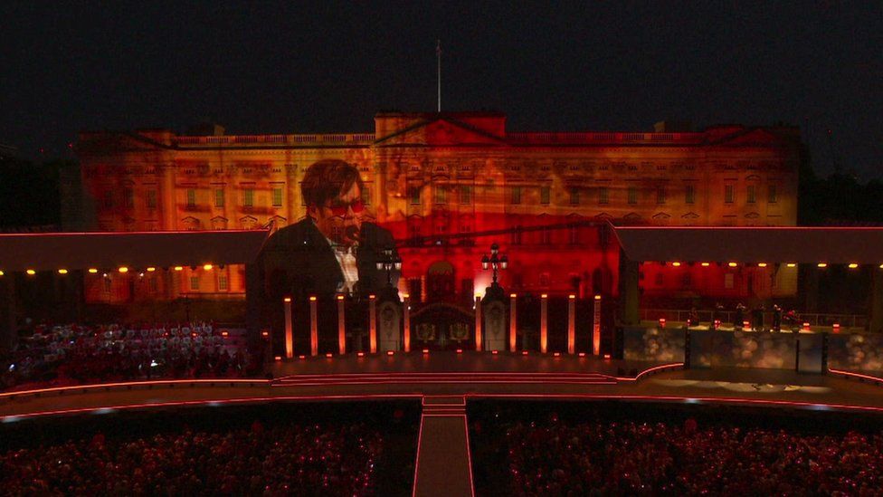 Elton John on Buckingham Palace