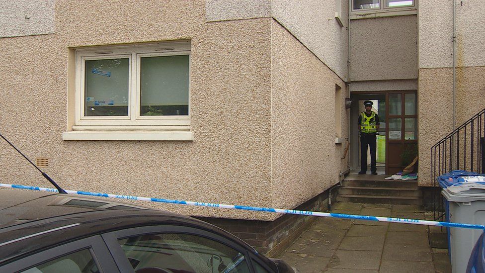 Man's death in Glasgow flat 'suspicious' BBC News