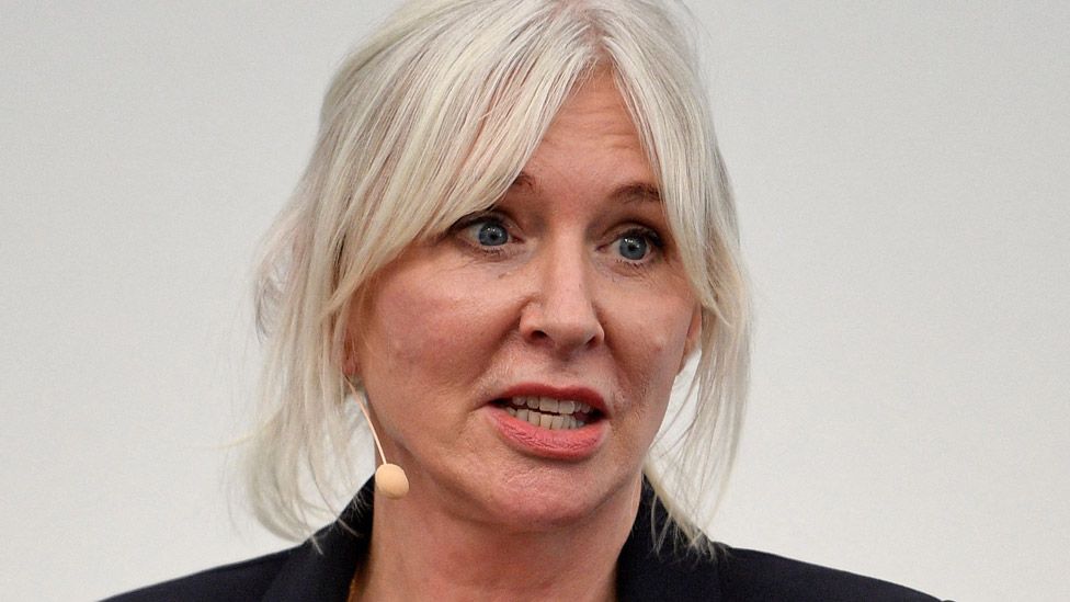 Nadine Dorries at the Conservative Party Conference in Manchester