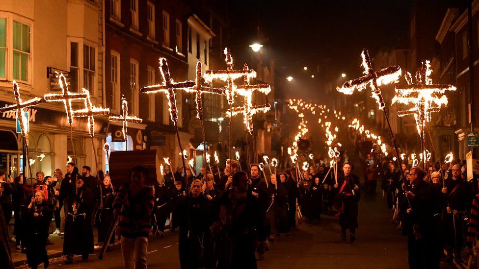 Bonfire procession