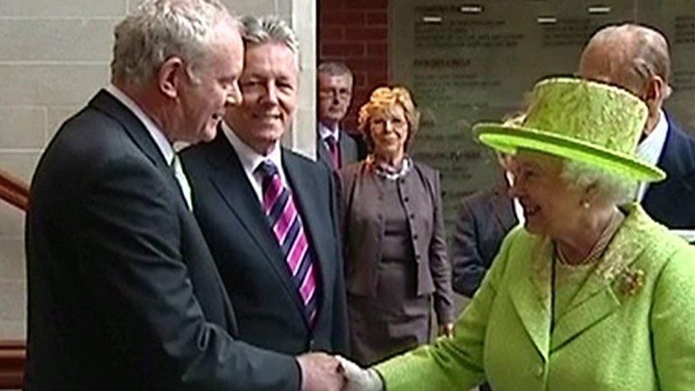 Martin McGuiness and the Queen