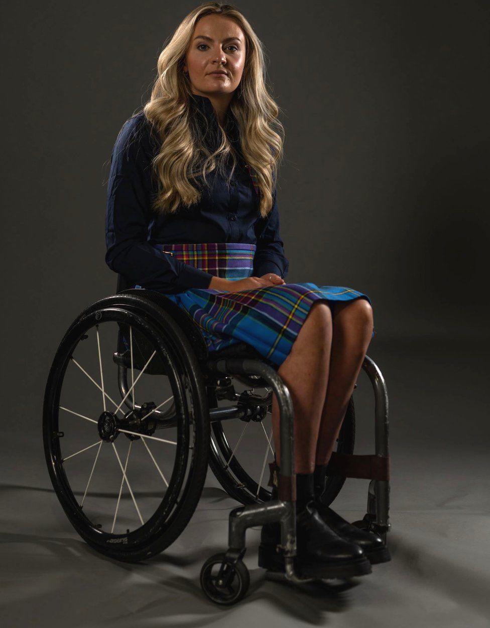 Wheelchair racer Melanie Wood