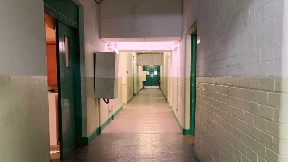 Hallway inside the bunker