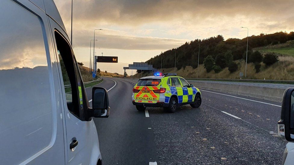 west yorkshire m62 motorway reopens after police incident bbc news