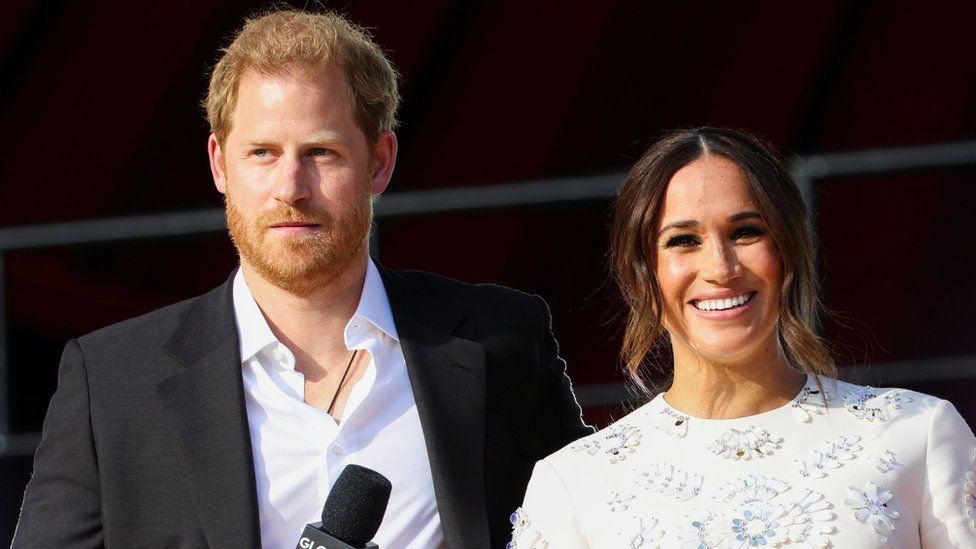 The Duke and Duchess of Sussex in 2021